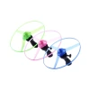 The night market is selling a popular illuminated flying disc with a string, the same style as the Douyin Internet celebrity children's illuminated toy. The street stall supplies flash flying discs Item Picture